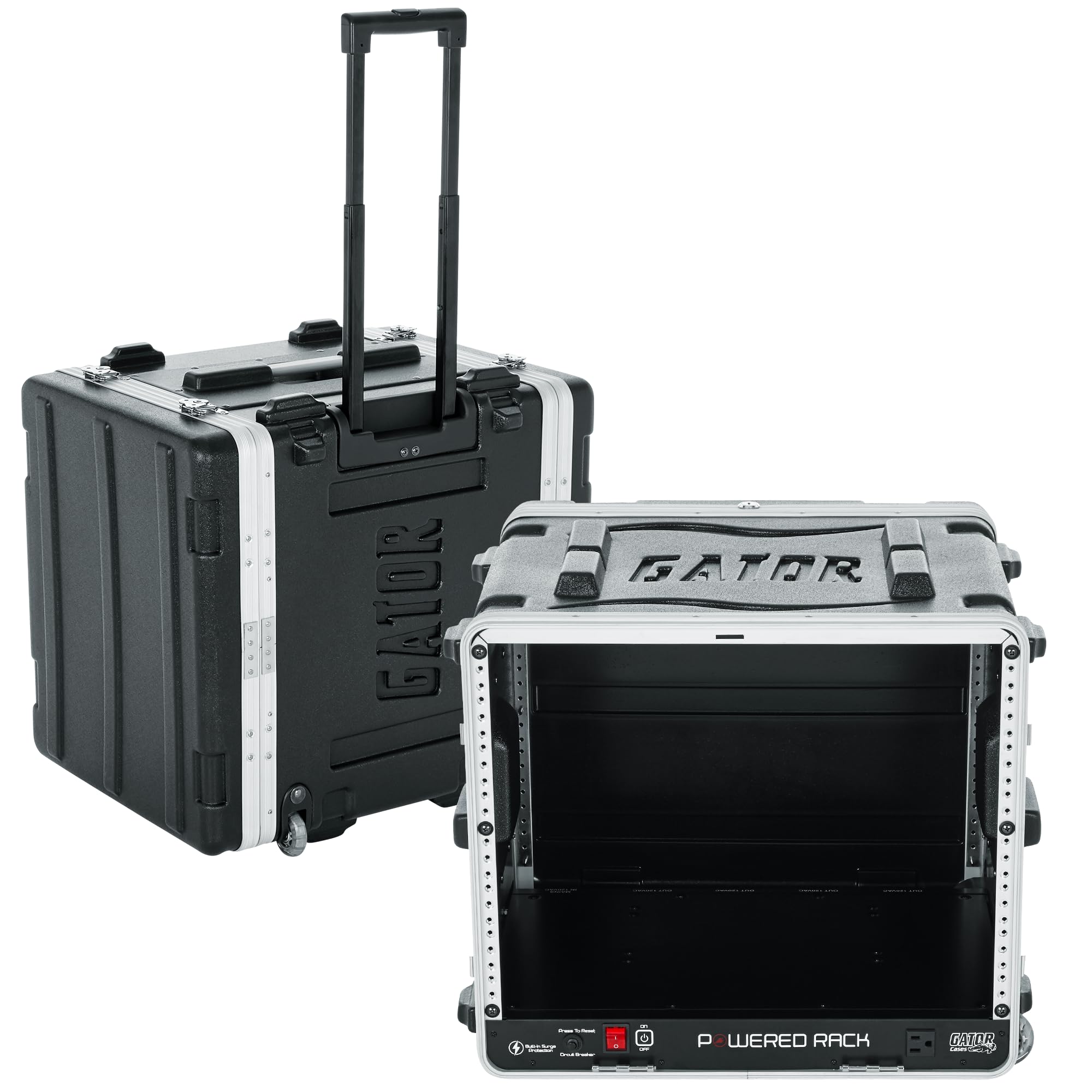 Gator Racks GRR-8PL-US Rack-Case 8U mit Rollen Powered