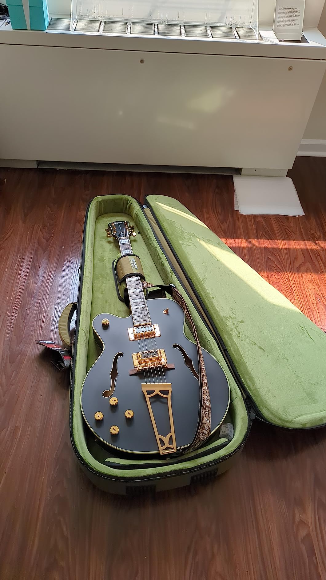 Gator ICON Gigbag 335 Style Gitarre grau wasserabweisend