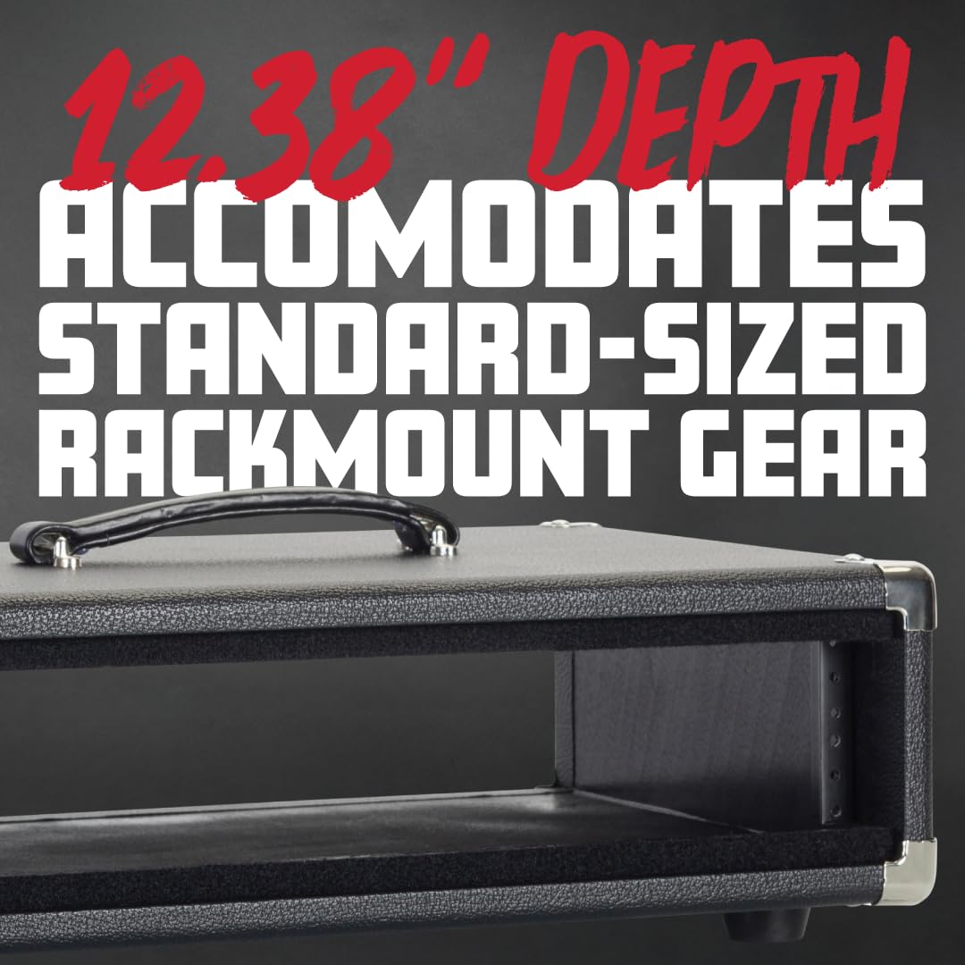Gator Retro GR-RETRORACK-3BK Rack-Case 3U schwarz Holz