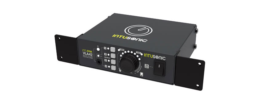 Intusonic INTUPAK VLA42 Audiomixer 4-Kanal mit Fernbedienung