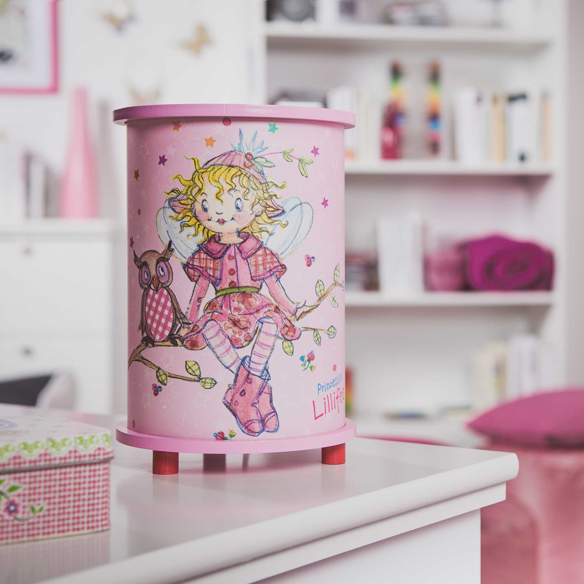 Elobra Lillifee 25-15 Tischleuchte Kinderleuchte Eule