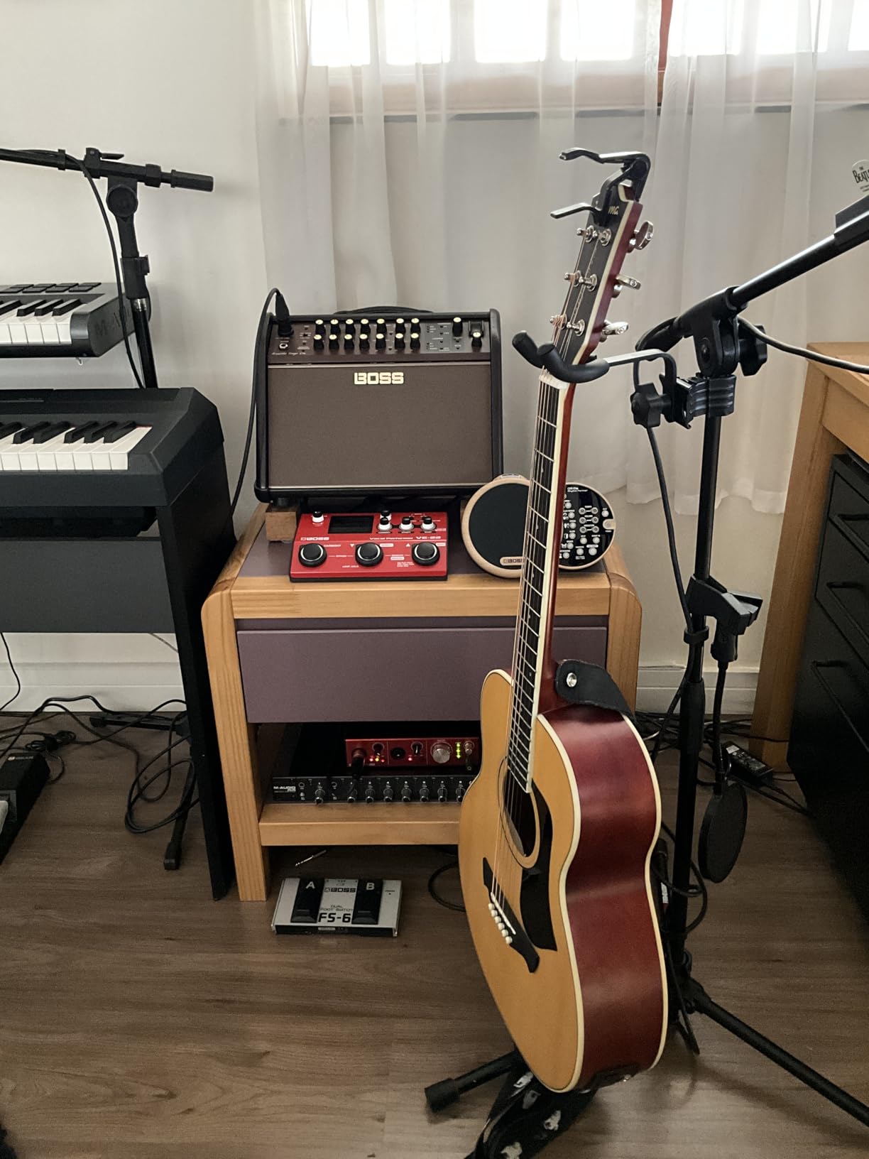 Gator Frameworks GFW-MICUKE-HNGR Ukulele Halter Mikrofonständer