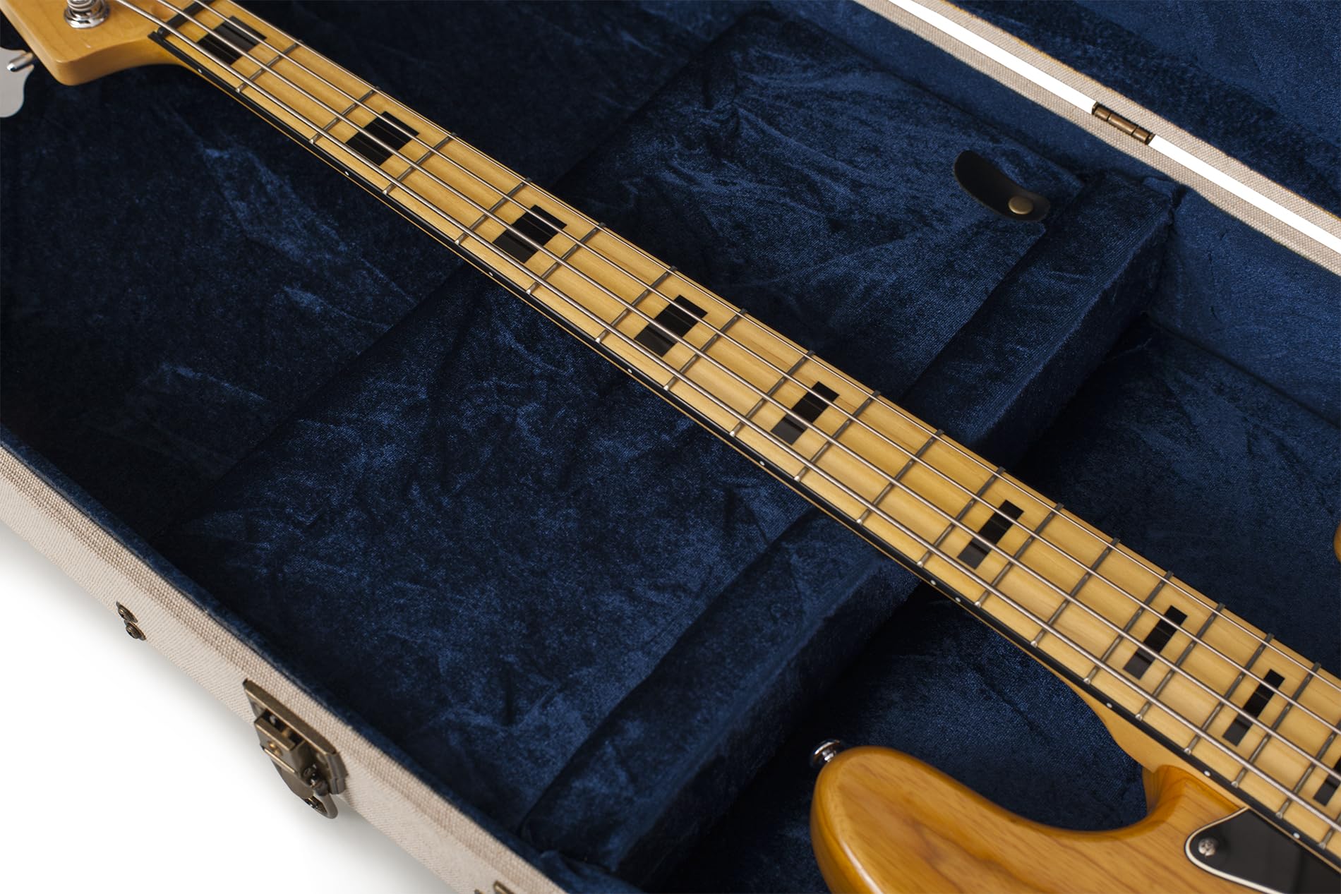Gator GW-JM Bass Journeyman Holzkoffer Bassgitarre Beige Vintage