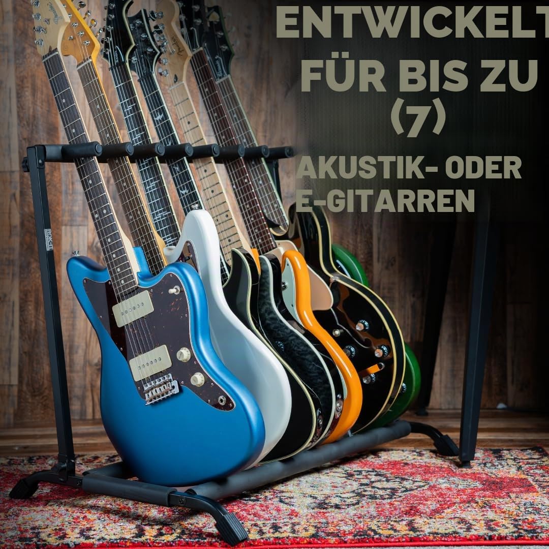Gator Rok-It RI-GTR-RACK7 Gitarrenständer 7-fach klappbar Stahl