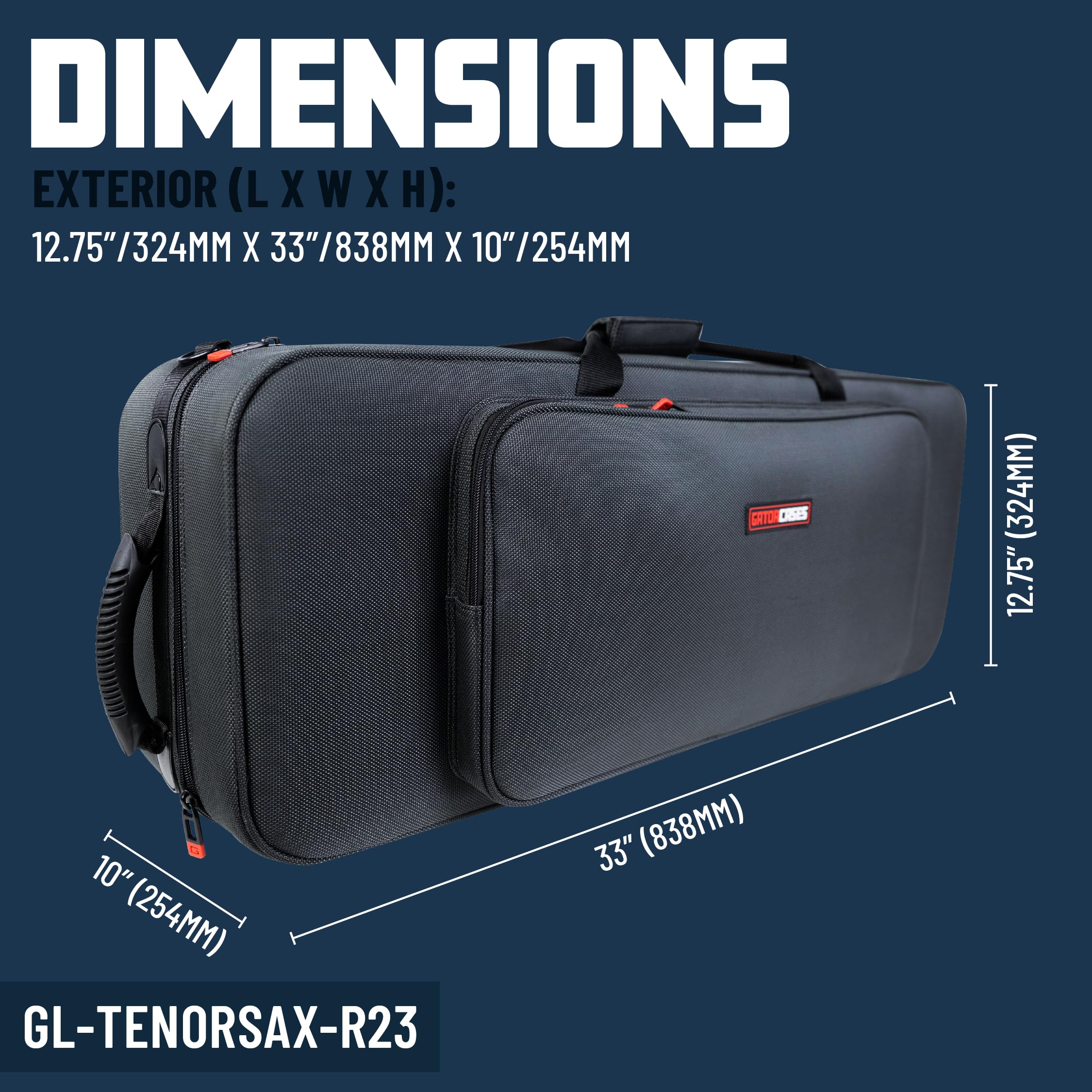 Gator Adagio Bb-Tenorsaxophon Koffer EPS 4 kg
