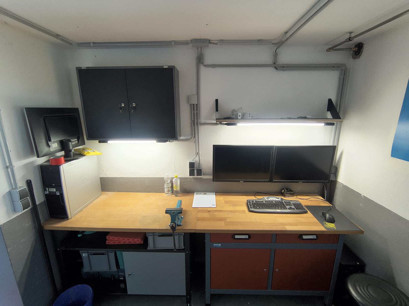 Modlicht LED Feuchtraumleuchte 120CM 36W Weiß IP65