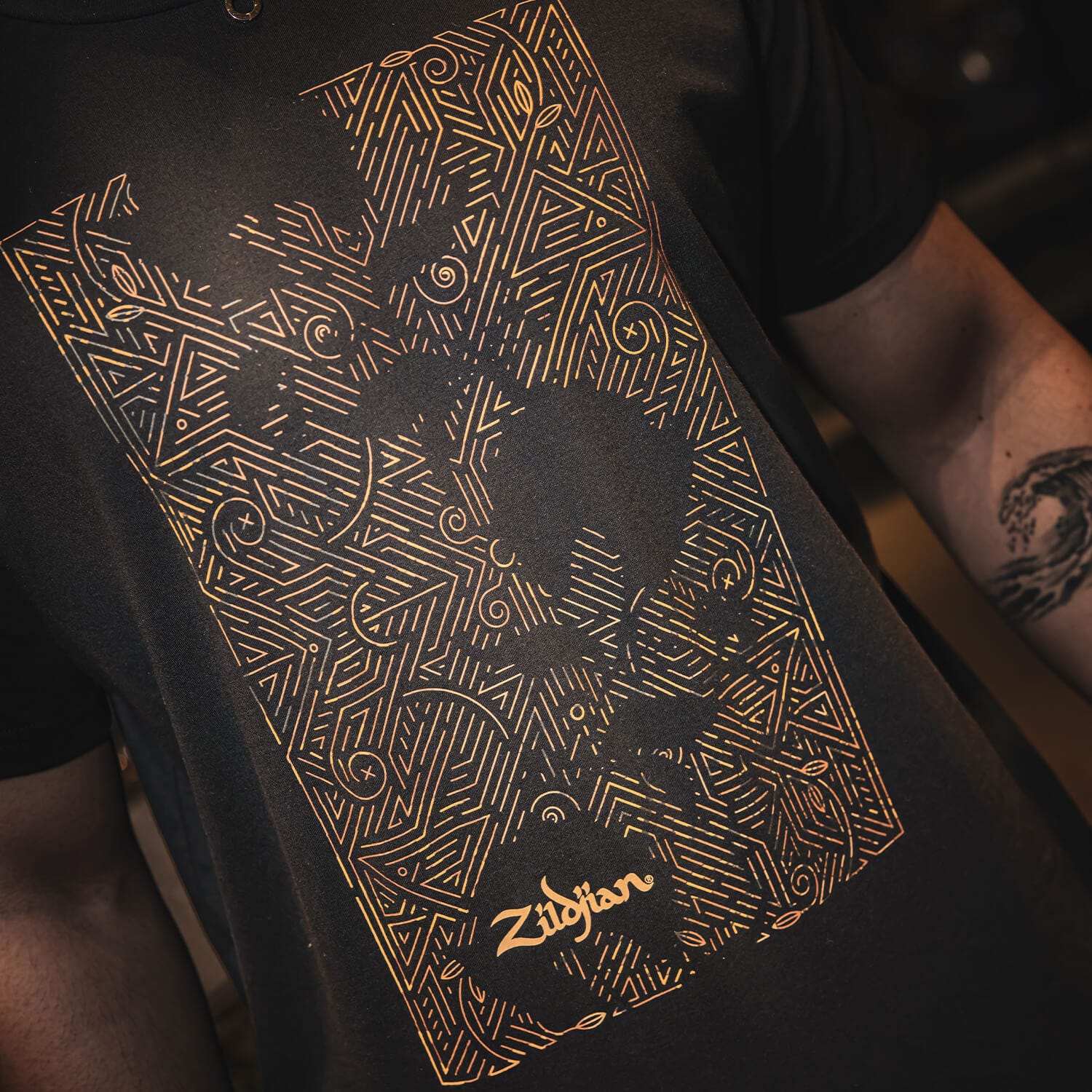 Zildjian Apparel 400th Anniversary Armenian T-Shirt Schwarz