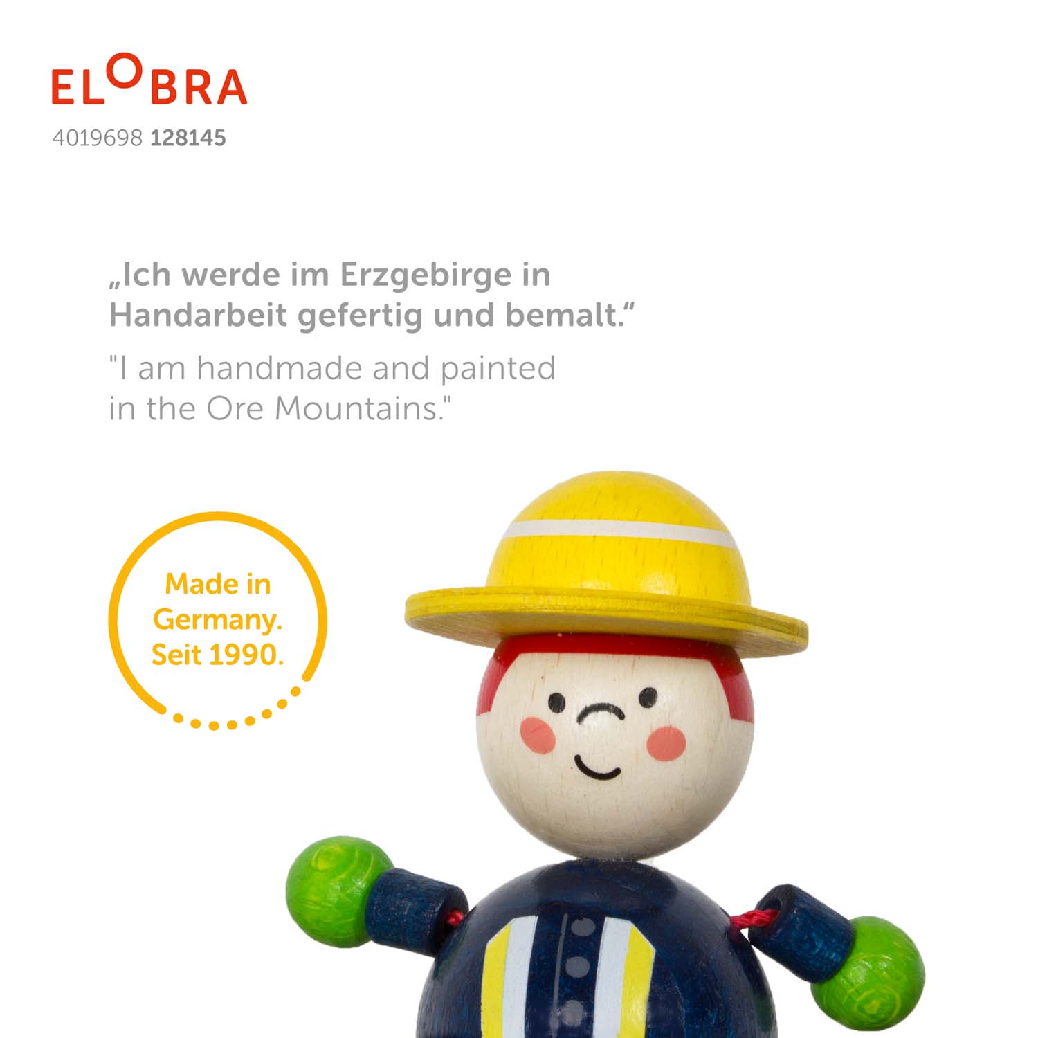Elobra Kids Pendelleuchte Feuerwehr Helikopter Fred Holz