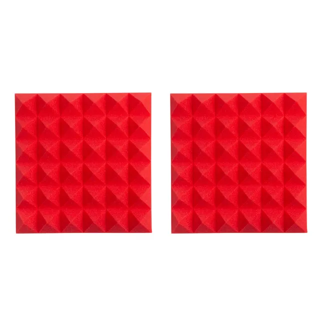 Gator Frameworks Akustikpanel 12x12 Pyramide Rot 2er