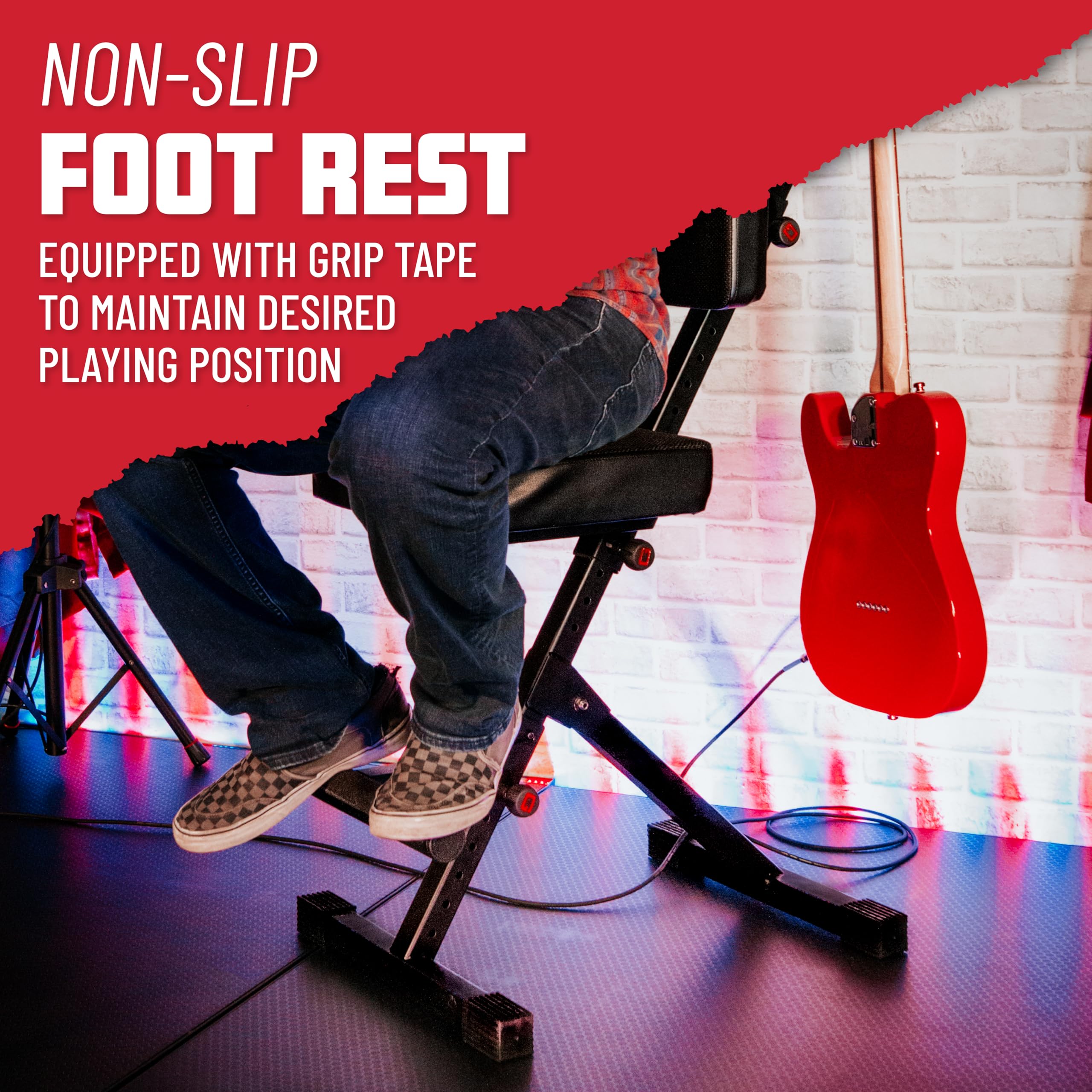 Gator Frameworks GFW-GTR-SEATDLX Gitarrensitz höhenverstellbar