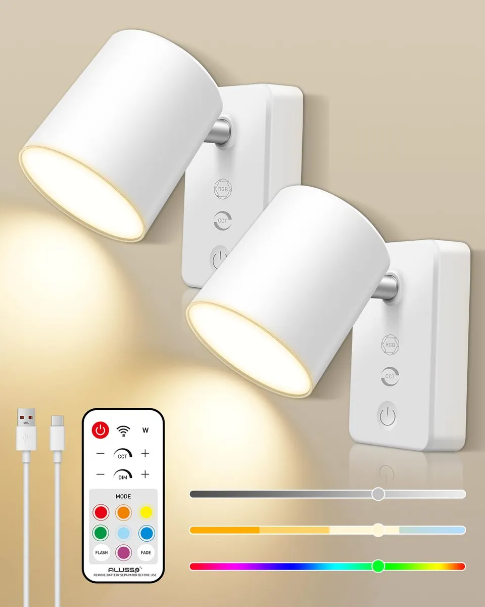 Alusso UB01 Wandleuchte Akku LED Außenleuchte weiß