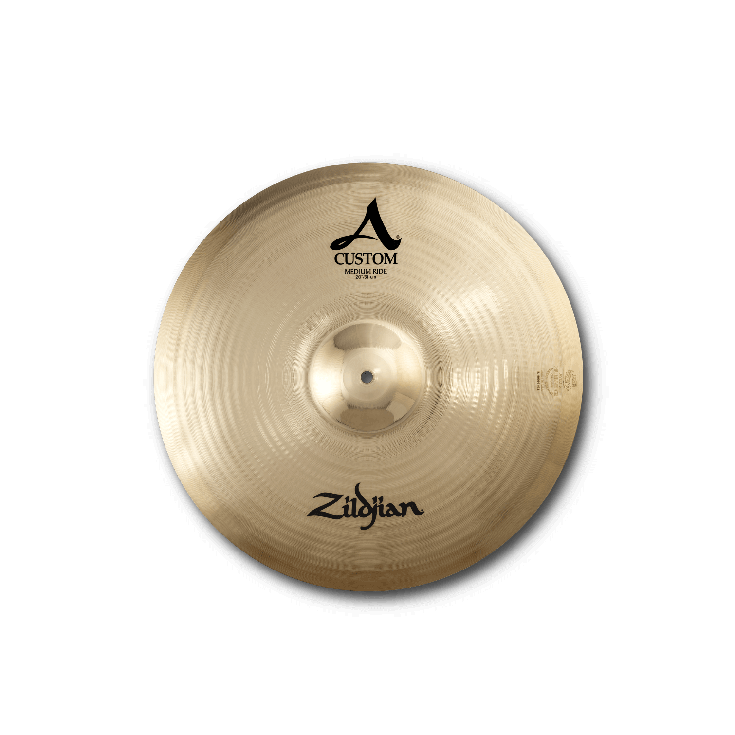 Zildjian A Custom 20 Zoll Medium Ride Becken brilliant