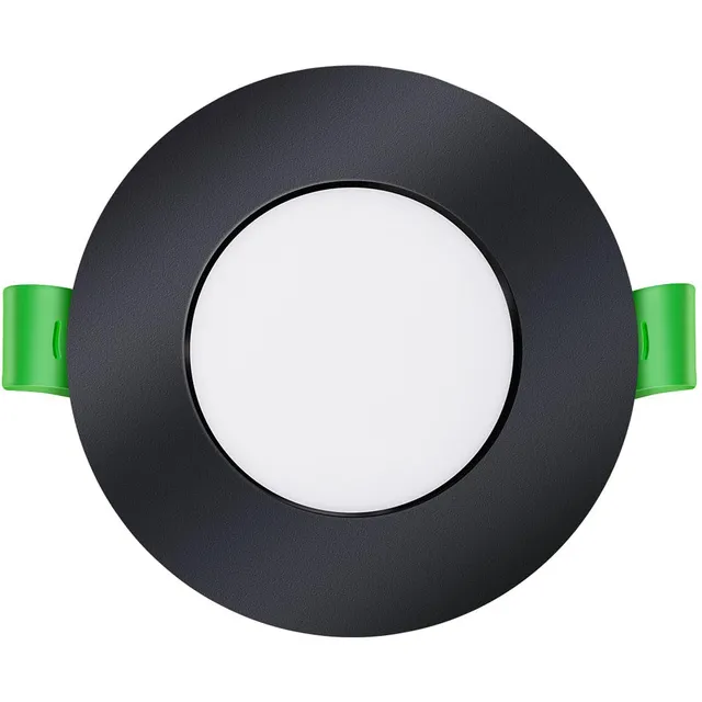 Alusso Recessed Ceiling Light 5.5W Downlights Schwarz 10er