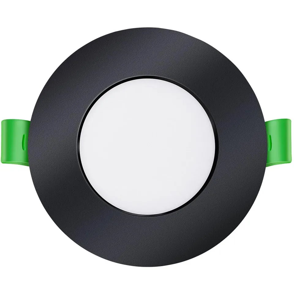 Alusso Recessed Ceiling Light 5.5W Downlights Schwarz 10er