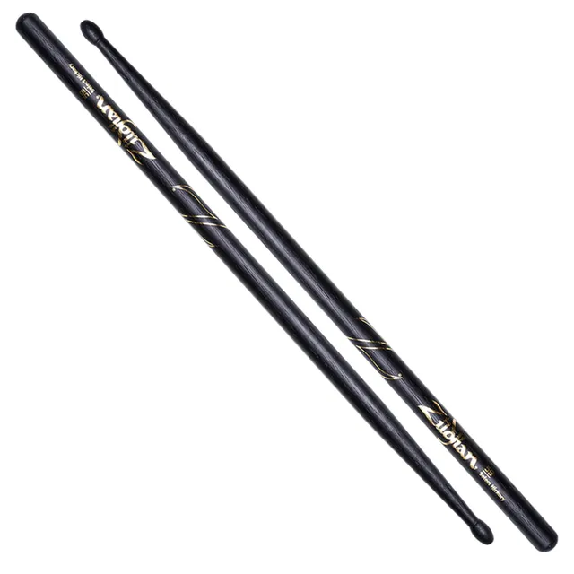 Zildjian 5B Black Drumsticks Hickory Paar