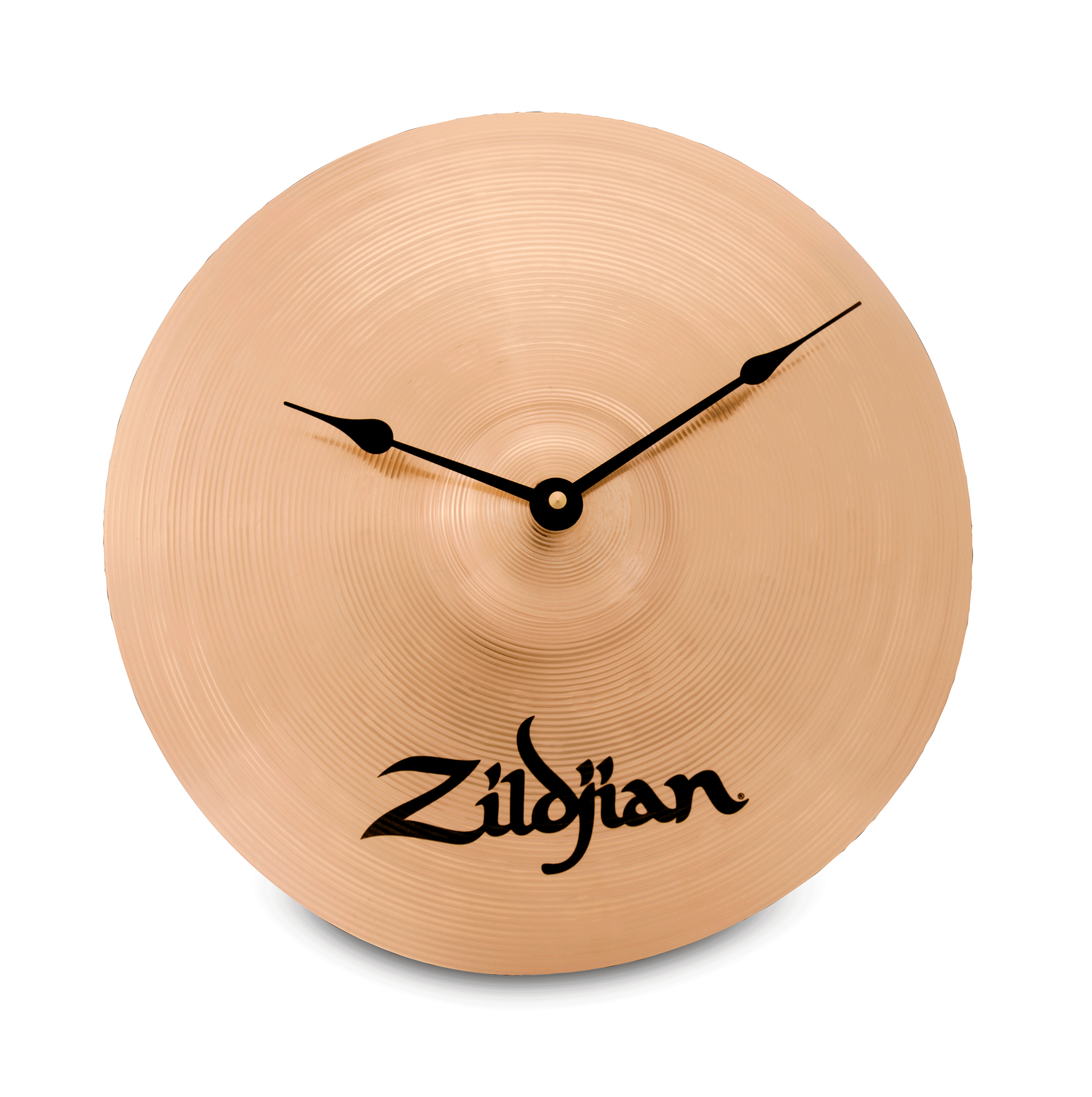 Zildjian Cymbal Wanduhr Becken-Design Schwarz