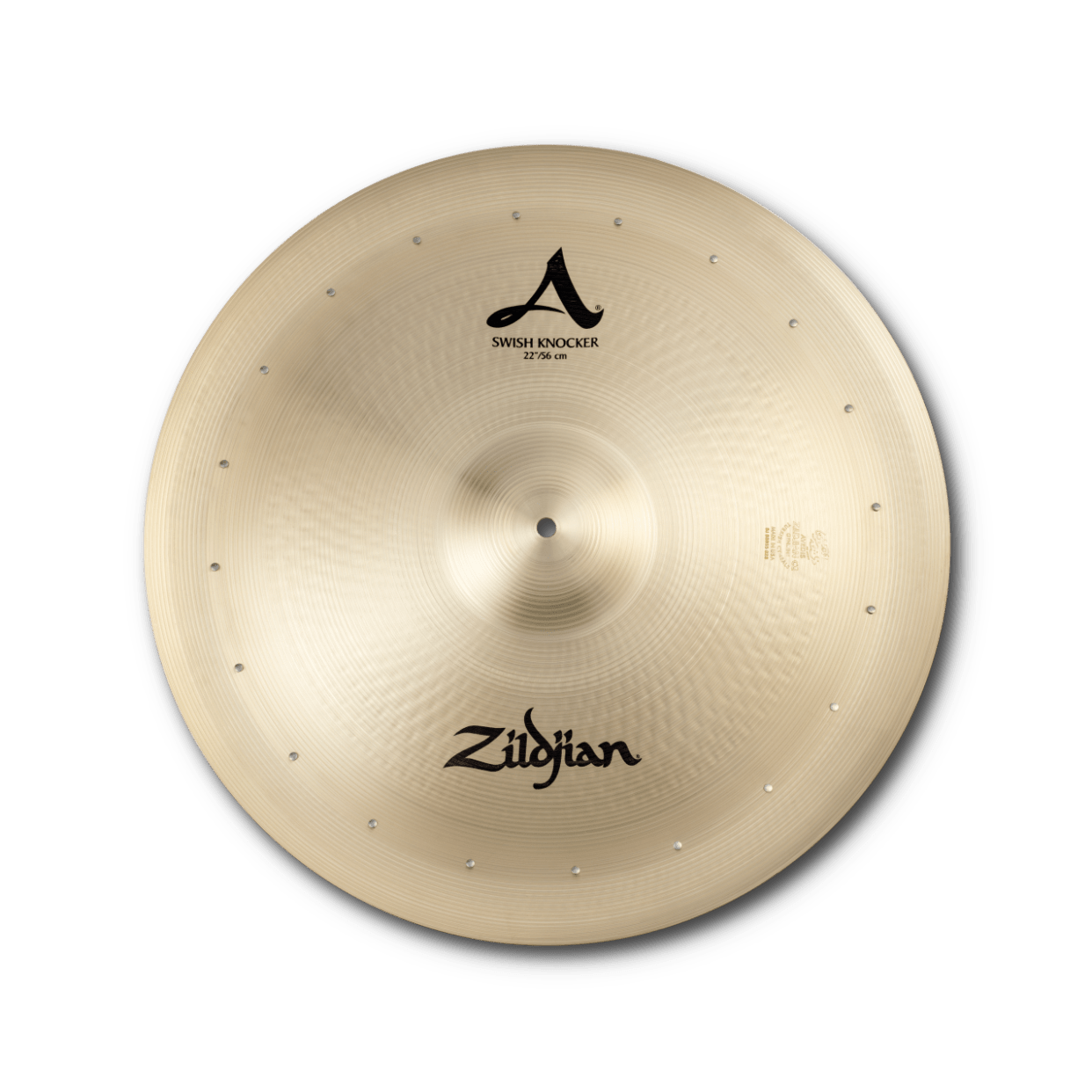 Zildjian A Swish Knocker Becken 22 Zoll 20 Nieten