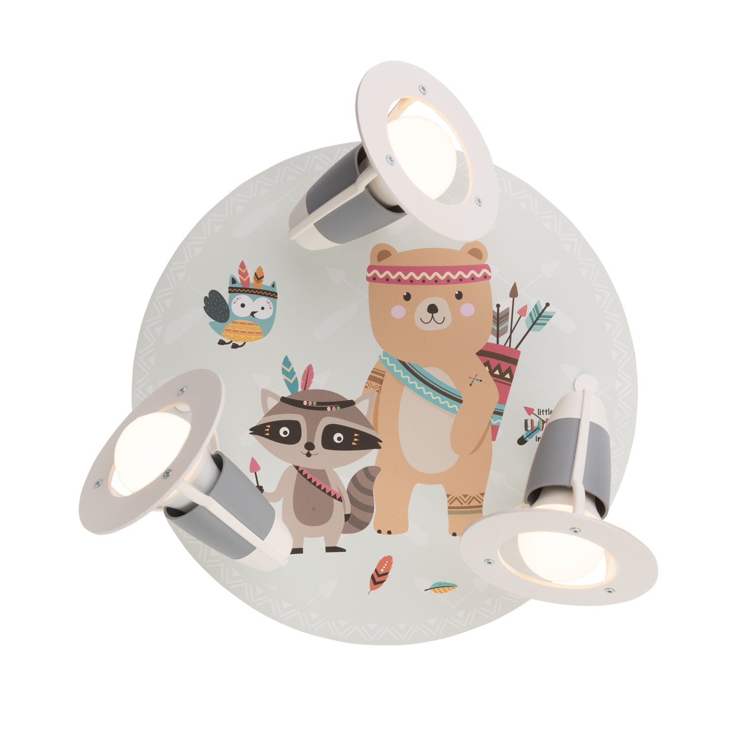 Elobra Little Indians Rondell Spot 3er Kinderzimmer