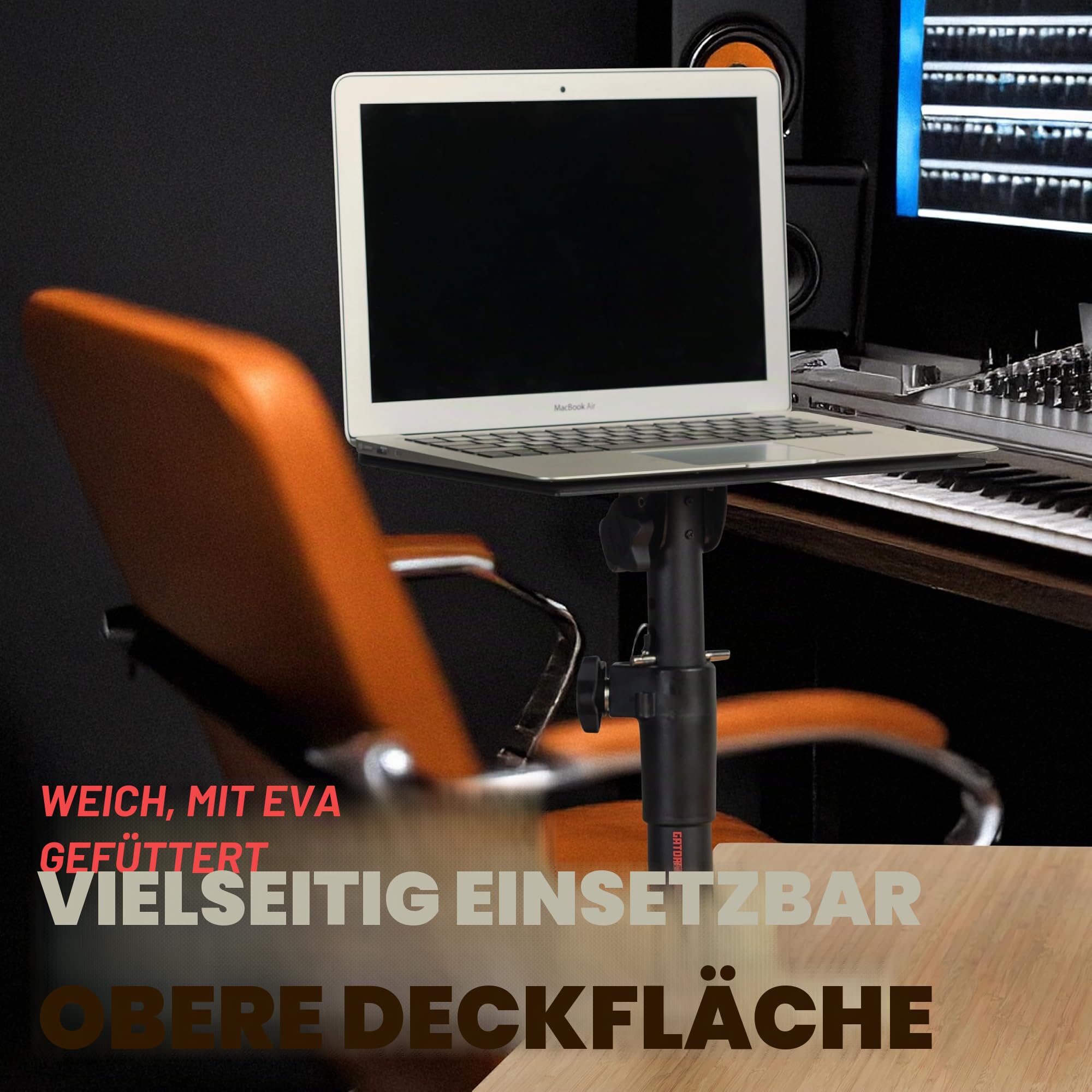 Gator Frameworks Desktop-Klemmständer Monitor 2er-Set