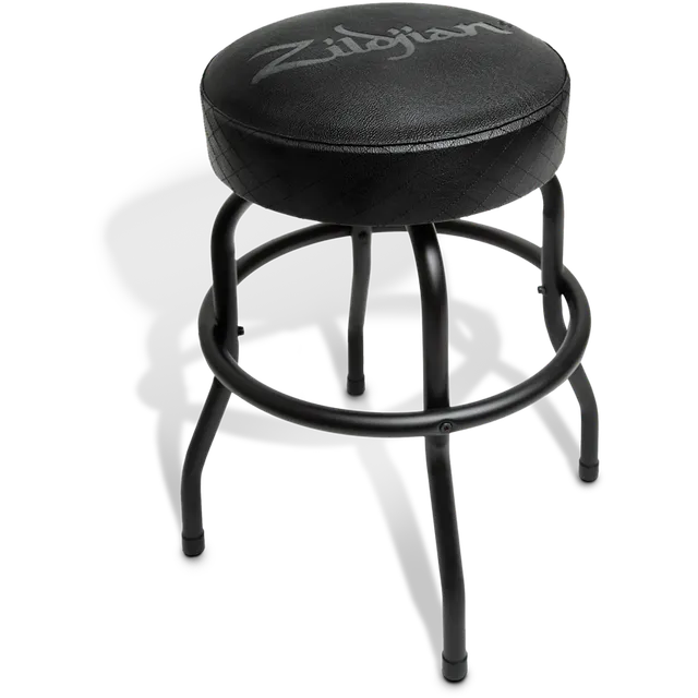 Zildjian Apparel Barhocker Schwarz Leder 24 Zoll drehbar