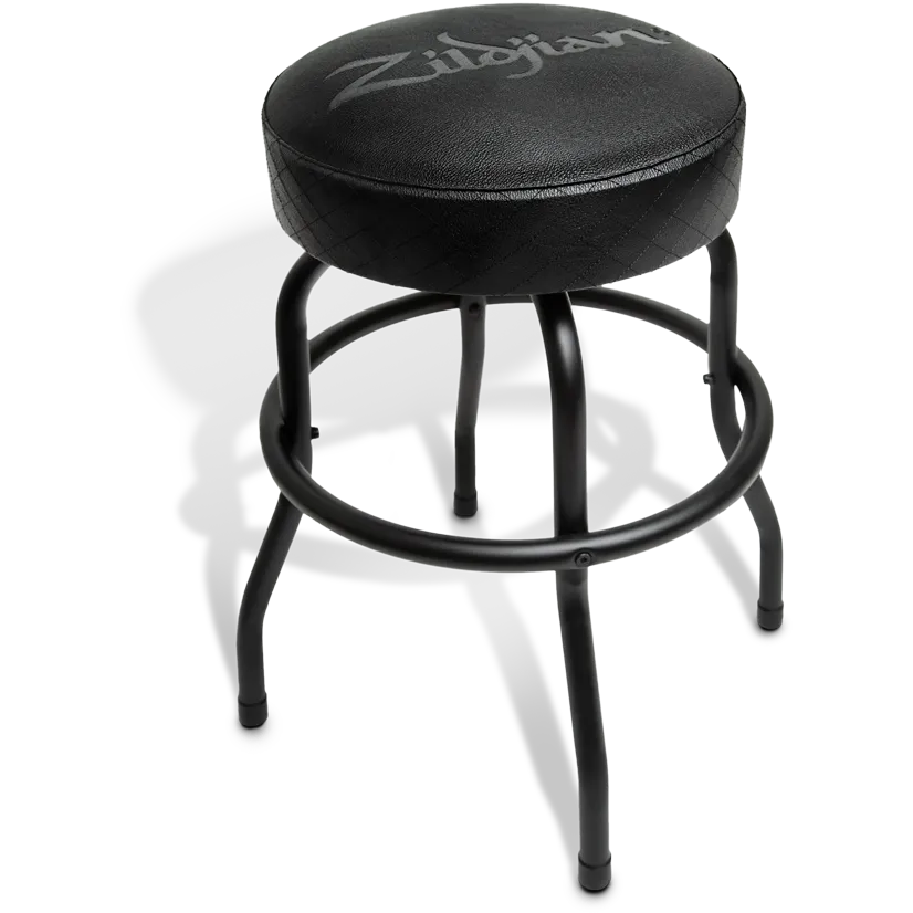 Zildjian Apparel Barhocker Schwarz Leder 24 Zoll drehbar