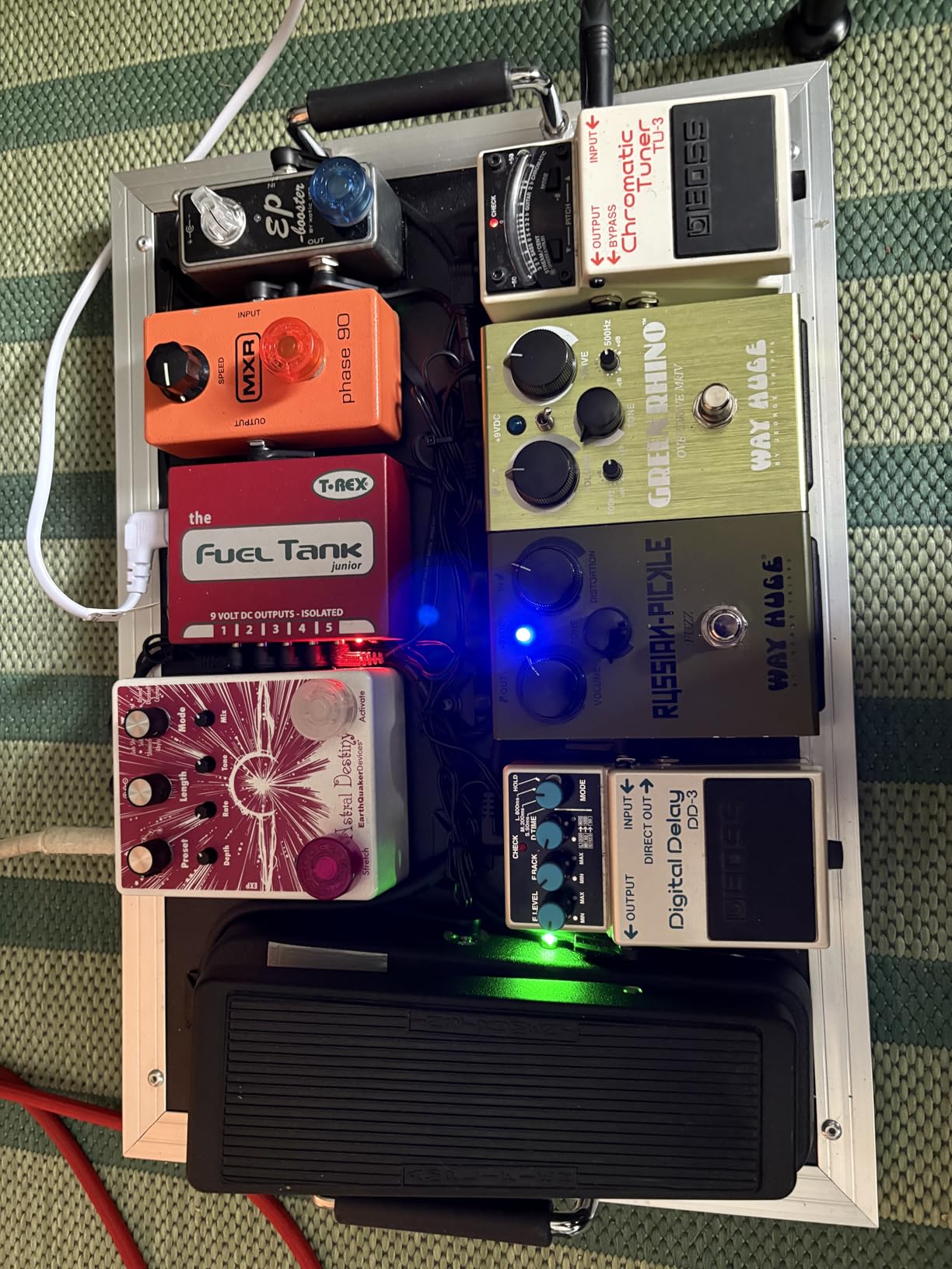 Gator Pedalboards GTOUR-Pedal Pedalboard Case 17x11 Zoll